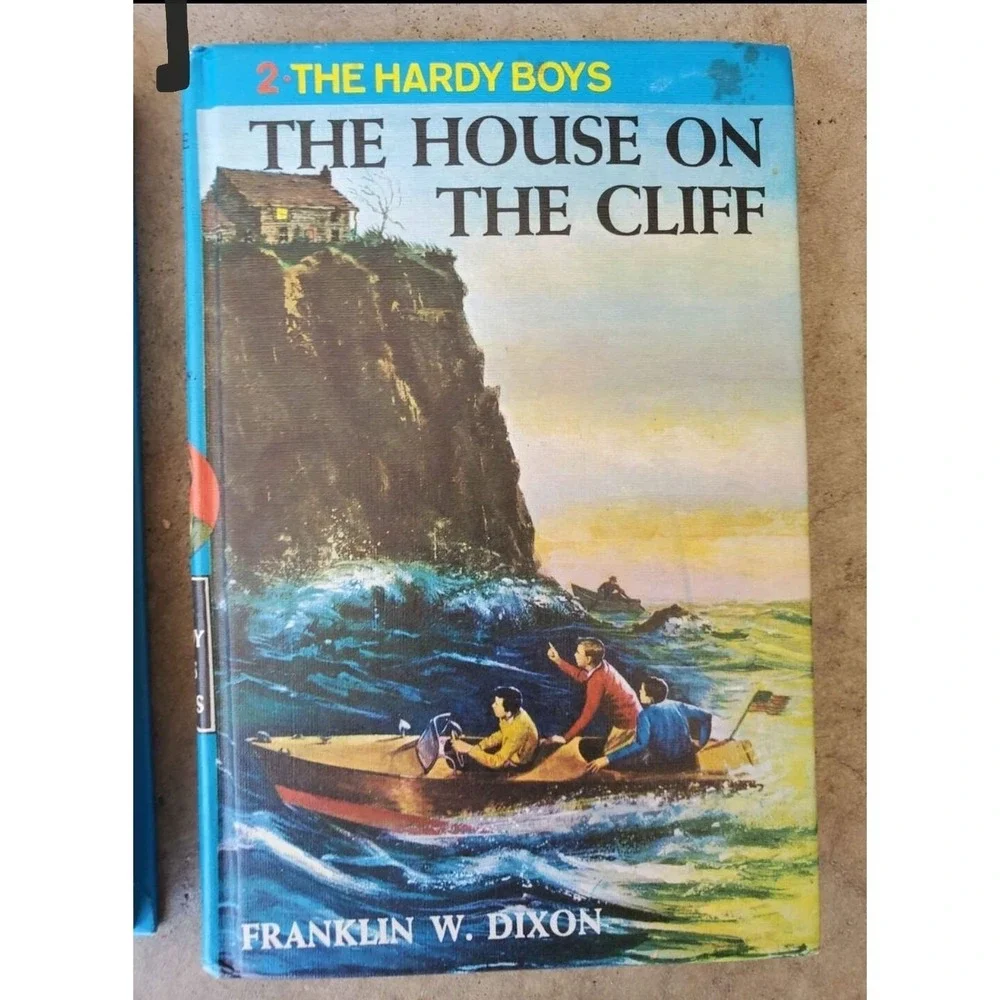 Vintage Hardy Boys The House on the Cliff And Secret Of The Old Mill Dixon -1959